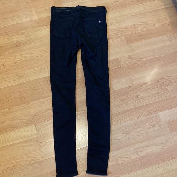 Rag & Bone black jeans woman size 26 like new worn once . Skinny jeans - Picture 8 of 8